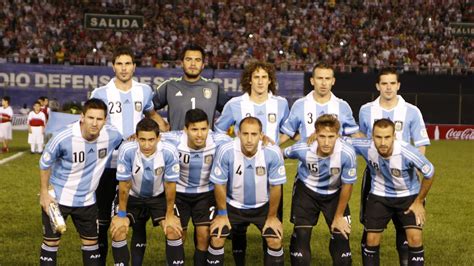 teamfoto voor Argentinië 