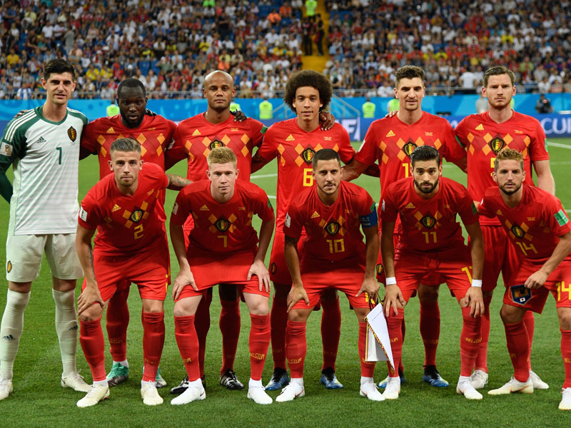 teamfoto voor België