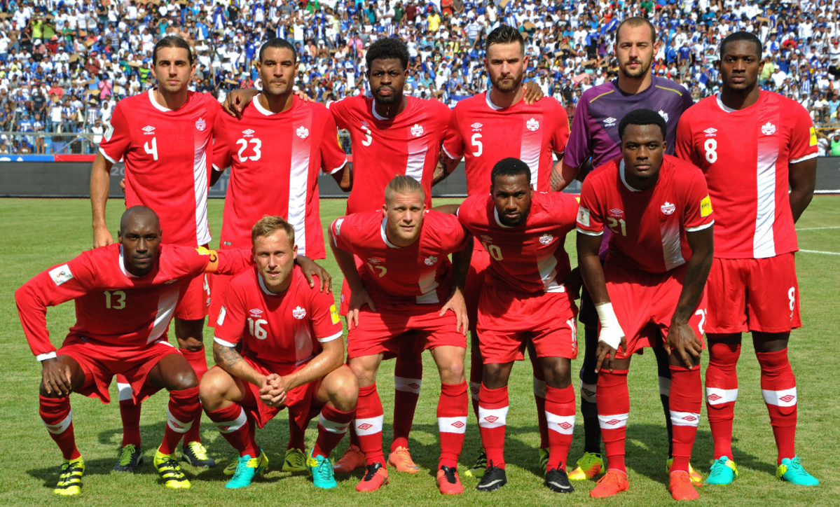 teamfoto voor Canada