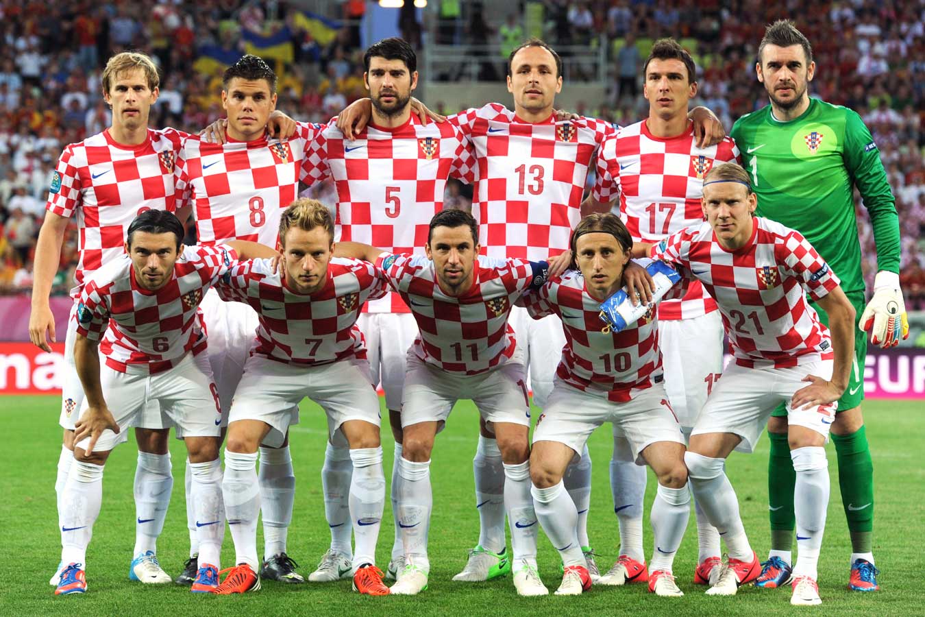 teamfoto voor Kroatië 