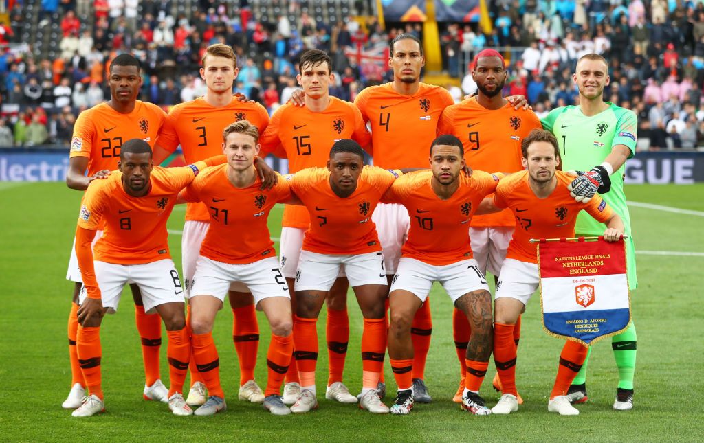 teamfoto voor Nederland