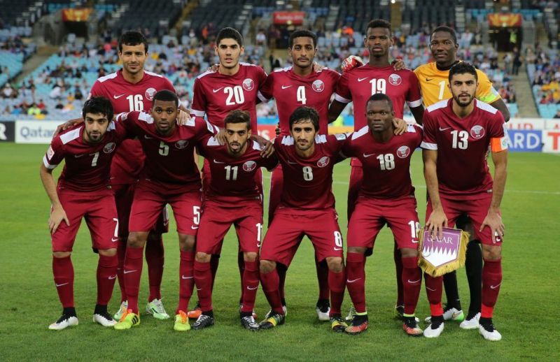 teamfoto voor Qatar