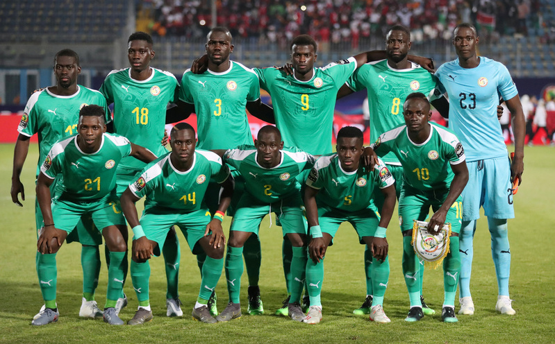 teamfoto voor Senegal